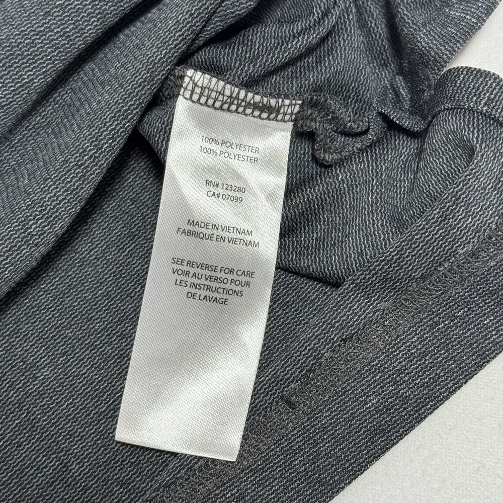 Travis Mathew Men's Polo Shirt - Dark Gray Short Sleeve‎ Collared Sz Medium